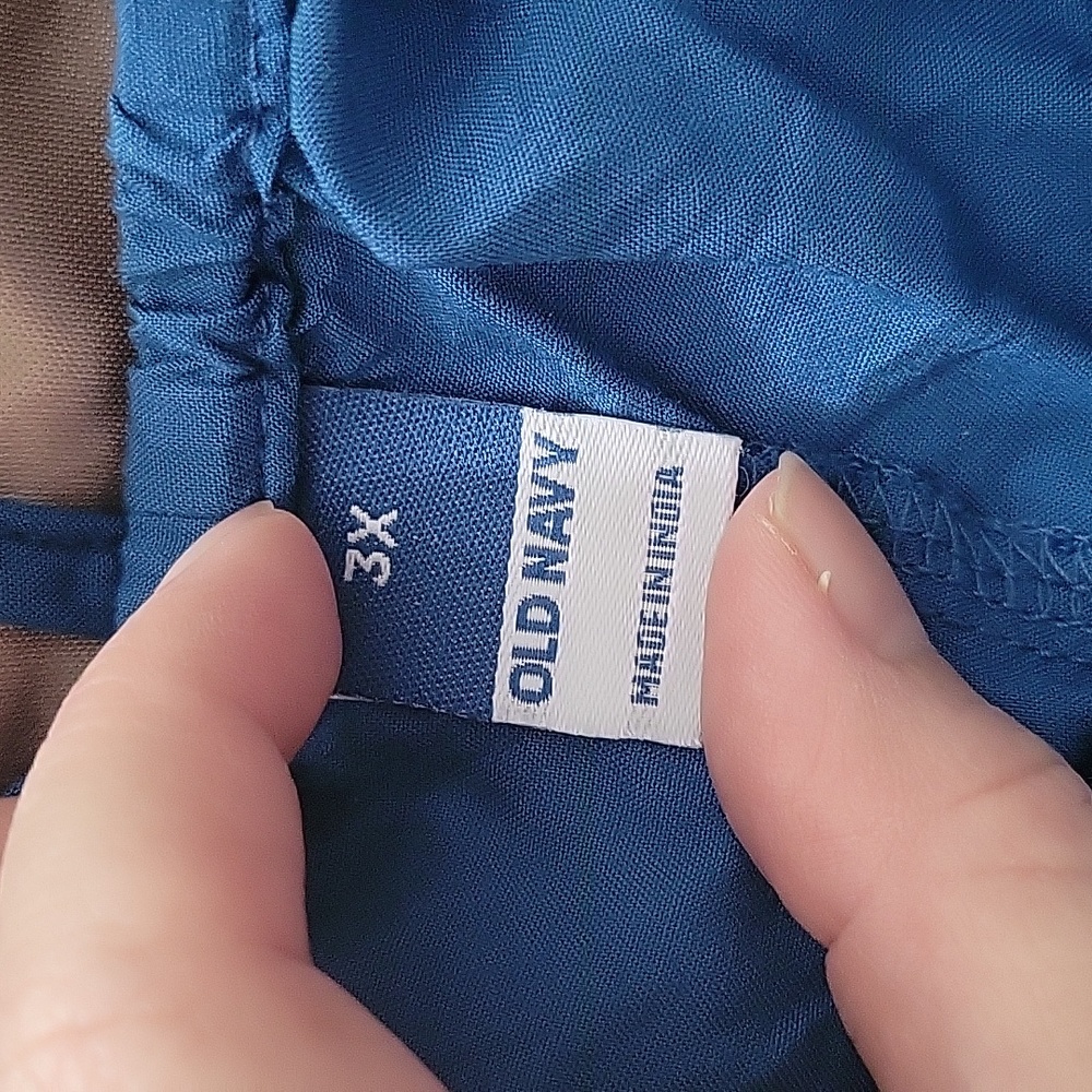 Old Navy Blue Tie-Back Maxi Slip Dress for Women 3x - Picture 5 of 7